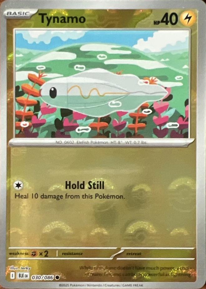 Black Bolt Tynamo [Poke-Ball] Pokémon card